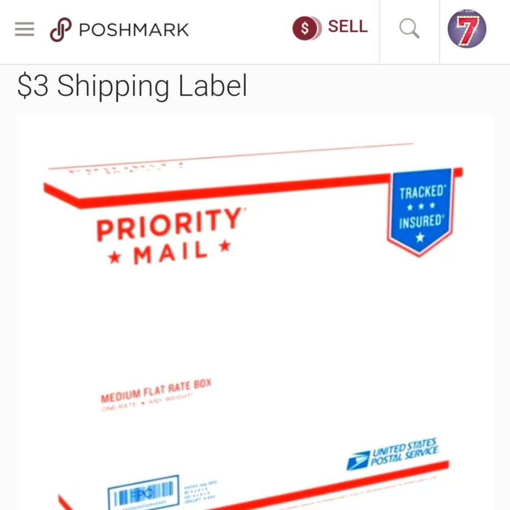 Extra shipping label